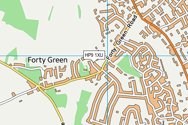 HP9 1XU map - OS VectorMap District (Ordnance Survey) HP9 1XU map - OS VectorMap District (Ordnance Survey)