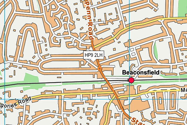 HP9 2LH map - OS VectorMap District (Ordnance Survey) HP9 2LH map - OS VectorMap District (Ordnance Survey)