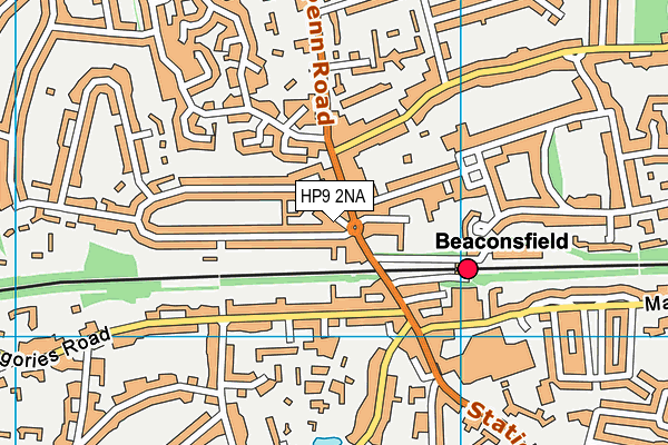HP9 2NA map - OS VectorMap District (Ordnance Survey) HP9 2NA map - OS VectorMap District (Ordnance Survey)
