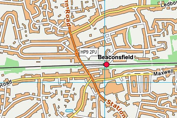 HP9 2PJ map - OS VectorMap District (Ordnance Survey) HP9 2PJ map - OS VectorMap District (Ordnance Survey)