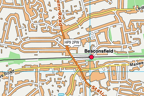 HP9 2PW map - OS VectorMap District (Ordnance Survey) HP9 2PW map - OS VectorMap District (Ordnance Survey)