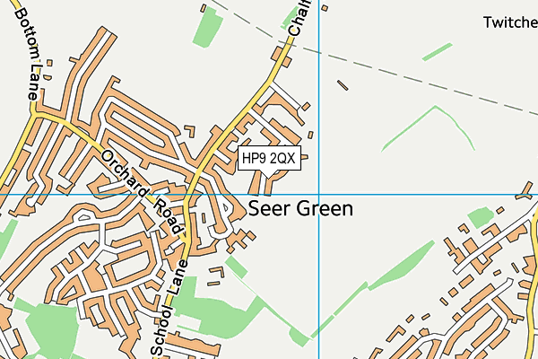 HP9 2QX map - OS VectorMap District (Ordnance Survey)