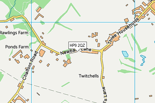 HP9 2QZ map - OS VectorMap District (Ordnance Survey) HP9 2QZ map - OS VectorMap District (Ordnance Survey)