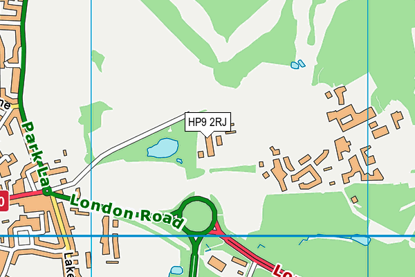 HP9 2RJ map - OS VectorMap District (Ordnance Survey) HP9 2RJ map - OS VectorMap District (Ordnance Survey)