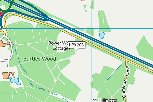 HP9 2SB map - OS VectorMap District (Ordnance Survey) HP9 2SB map - OS VectorMap District (Ordnance Survey)