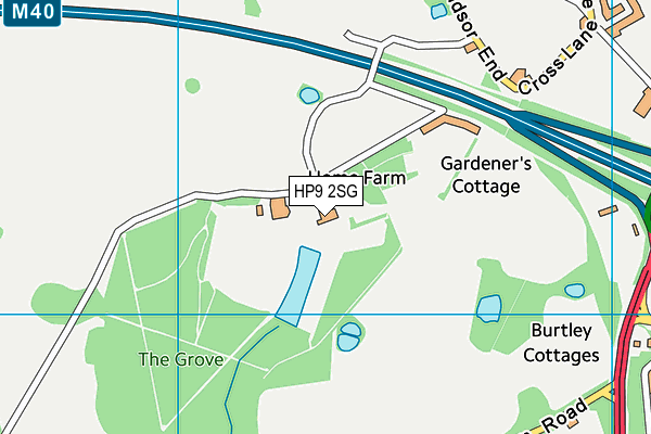 HP9 2SG map - OS VectorMap District (Ordnance Survey) HP9 2SG map - OS VectorMap District (Ordnance Survey)