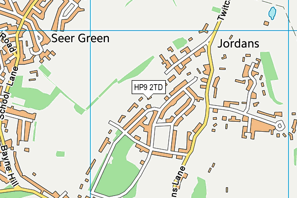 HP9 2TD map - OS VectorMap District (Ordnance Survey) HP9 2TD map - OS VectorMap District (Ordnance Survey)
