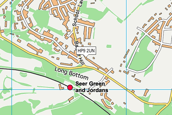 HP9 2UN map - OS VectorMap District (Ordnance Survey)