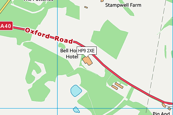 HP9 2XE map - OS VectorMap District (Ordnance Survey) HP9 2XE map - OS VectorMap District (Ordnance Survey)