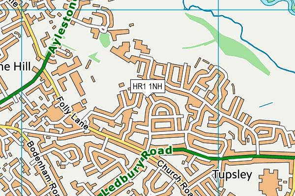 HR1 1NH map - OS VectorMap District (Ordnance Survey) HR1 1NH map - OS VectorMap District (Ordnance Survey)