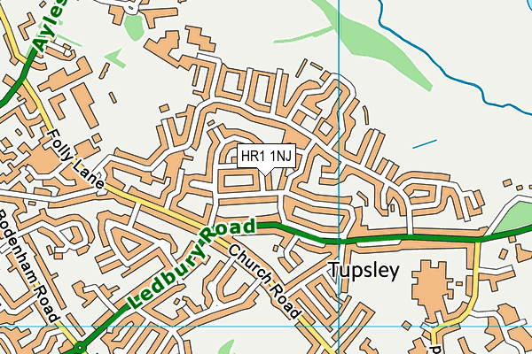 HR1 1NJ map - OS VectorMap District (Ordnance Survey) HR1 1NJ map - OS VectorMap District (Ordnance Survey)