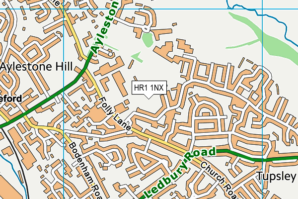HR1 1NX map - OS VectorMap District (Ordnance Survey) HR1 1NX map - OS VectorMap District (Ordnance Survey)