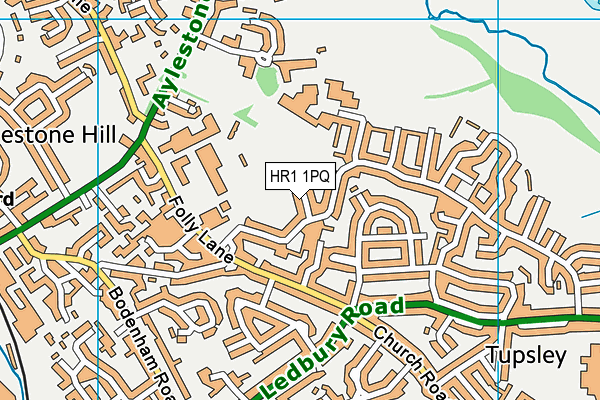 HR1 1PQ map - OS VectorMap District (Ordnance Survey) HR1 1PQ map - OS VectorMap District (Ordnance Survey)
