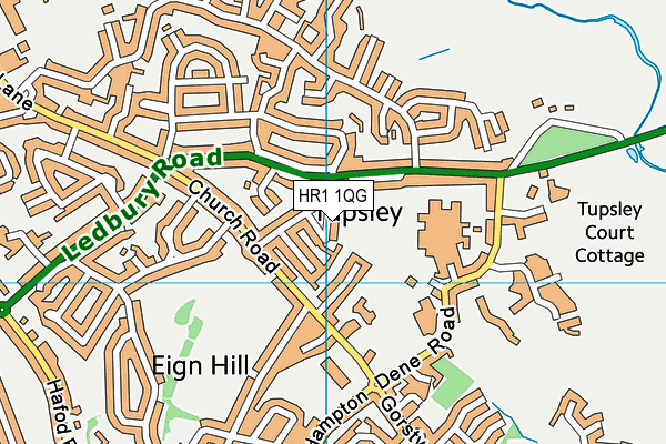 HR1 1QG map - OS VectorMap District (Ordnance Survey) HR1 1QG map - OS VectorMap District (Ordnance Survey)
