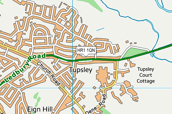 HR1 1QN map - OS VectorMap District (Ordnance Survey) HR1 1QN map - OS VectorMap District (Ordnance Survey)
