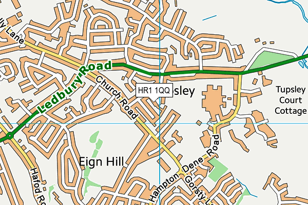 HR1 1QQ map - OS VectorMap District (Ordnance Survey) HR1 1QQ map - OS VectorMap District (Ordnance Survey)