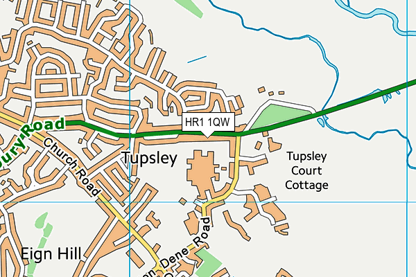 HR1 1QW map - OS VectorMap District (Ordnance Survey) HR1 1QW map - OS VectorMap District (Ordnance Survey)
