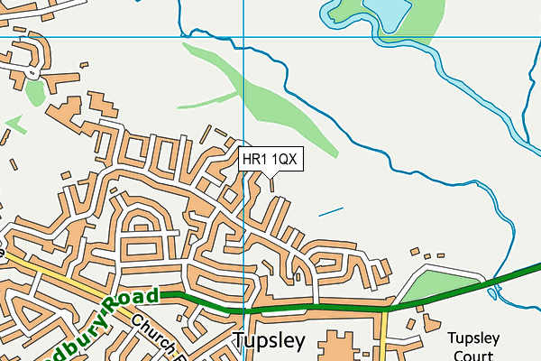 HR1 1QX map - OS VectorMap District (Ordnance Survey) HR1 1QX map - OS VectorMap District (Ordnance Survey)