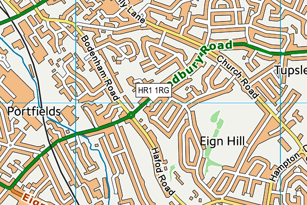 HR1 1RG map - OS VectorMap District (Ordnance Survey) HR1 1RG map - OS VectorMap District (Ordnance Survey)