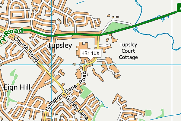 HR1 1UX map - OS VectorMap District (Ordnance Survey) HR1 1UX map - OS VectorMap District (Ordnance Survey)