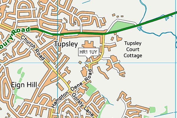 HR1 1UY map - OS VectorMap District (Ordnance Survey) HR1 1UY map - OS VectorMap District (Ordnance Survey)