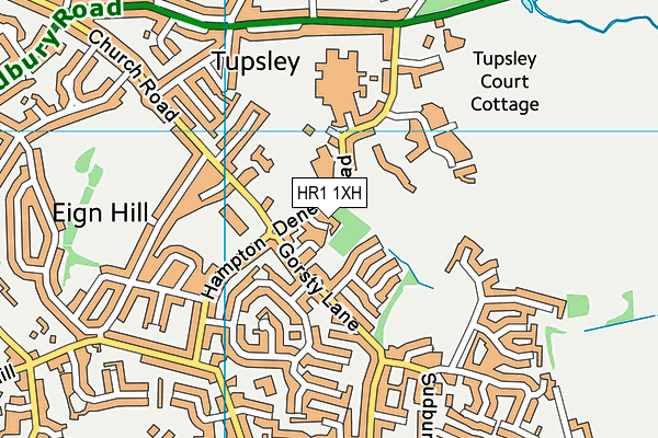 HR1 1XH map - OS VectorMap District (Ordnance Survey) HR1 1XH map - OS VectorMap District (Ordnance Survey)