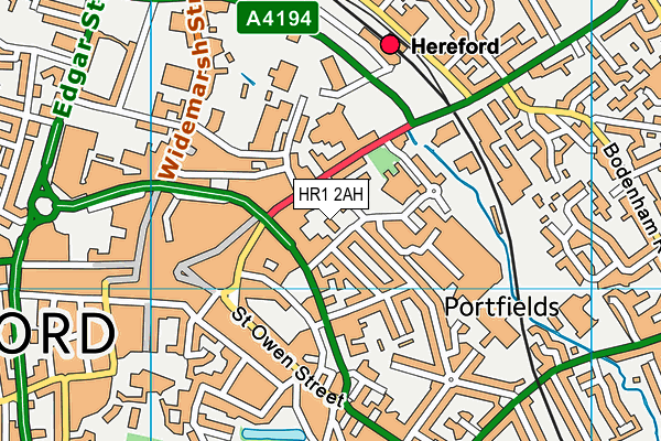 HR1 2AH map - OS VectorMap District (Ordnance Survey) HR1 2AH map - OS VectorMap District (Ordnance Survey)