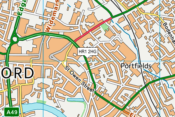 HR1 2HG map - OS VectorMap District (Ordnance Survey) HR1 2HG map - OS VectorMap District (Ordnance Survey)