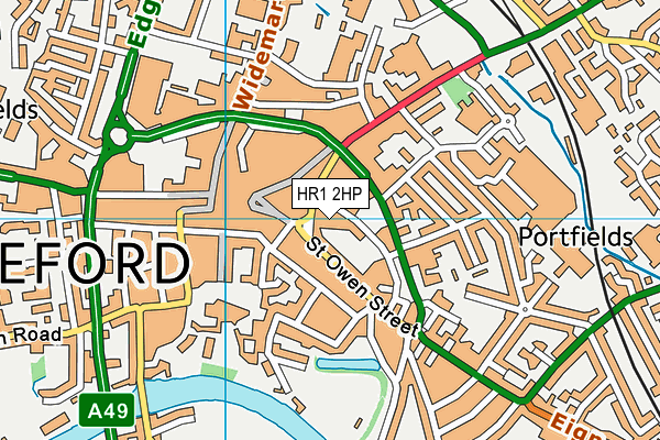 HR1 2HP map - OS VectorMap District (Ordnance Survey) HR1 2HP map - OS VectorMap District (Ordnance Survey)