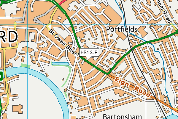 HR1 2JP map - OS VectorMap District (Ordnance Survey) HR1 2JP map - OS VectorMap District (Ordnance Survey)