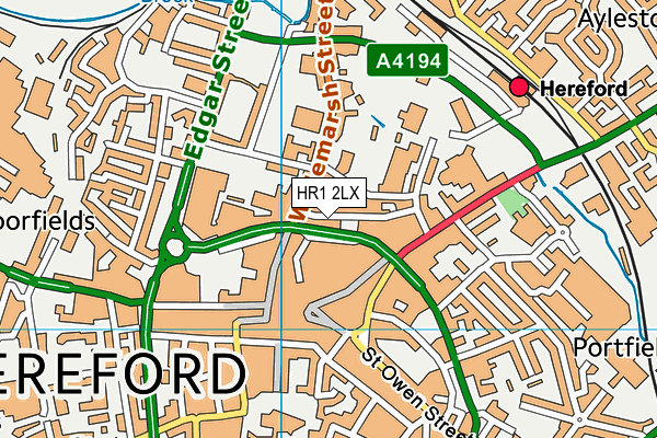 HR1 2LX map - OS VectorMap District (Ordnance Survey) HR1 2LX map - OS VectorMap District (Ordnance Survey)