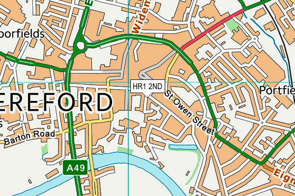 HR1 2ND map - OS VectorMap District (Ordnance Survey) HR1 2ND map - OS VectorMap District (Ordnance Survey)