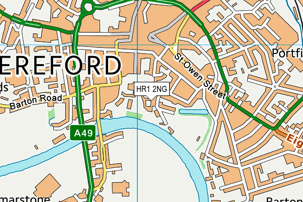 HR1 2NG map - OS VectorMap District (Ordnance Survey) HR1 2NG map - OS VectorMap District (Ordnance Survey)