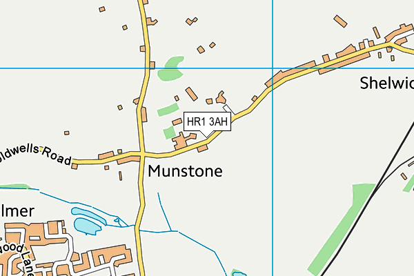 HR1 3AH map - OS VectorMap District (Ordnance Survey) HR1 3AH map - OS VectorMap District (Ordnance Survey)