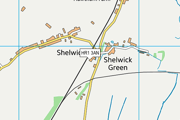 HR1 3AN map - OS VectorMap District (Ordnance Survey) HR1 3AN map - OS VectorMap District (Ordnance Survey)