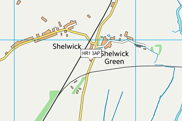 HR1 3AP map - OS VectorMap District (Ordnance Survey)