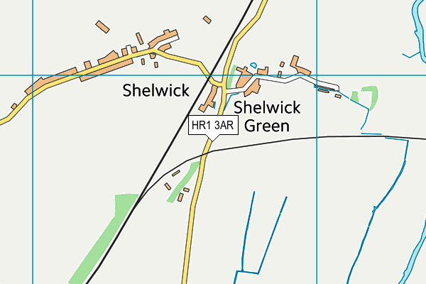 HR1 3AR map - OS VectorMap District (Ordnance Survey) HR1 3AR map - OS VectorMap District (Ordnance Survey)