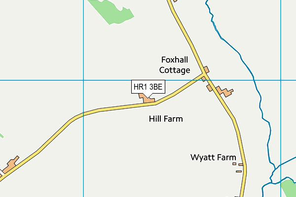 HR1 3BE map - OS VectorMap District (Ordnance Survey) HR1 3BE map - OS VectorMap District (Ordnance Survey)