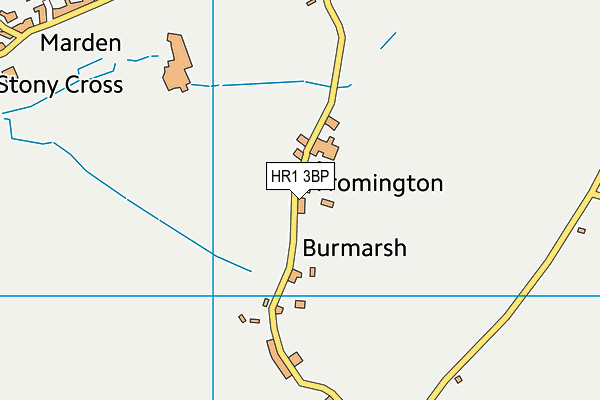 HR1 3BP map - OS VectorMap District (Ordnance Survey) HR1 3BP map - OS VectorMap District (Ordnance Survey)