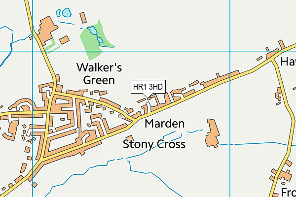 HR1 3HD map - OS VectorMap District (Ordnance Survey) HR1 3HD map - OS VectorMap District (Ordnance Survey)