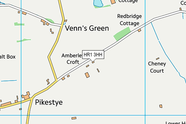 HR1 3HH map - OS VectorMap District (Ordnance Survey) HR1 3HH map - OS VectorMap District (Ordnance Survey)