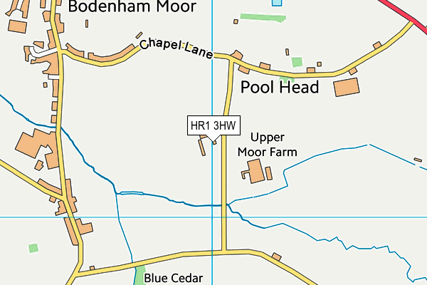 HR1 3HW map - OS VectorMap District (Ordnance Survey) HR1 3HW map - OS VectorMap District (Ordnance Survey)