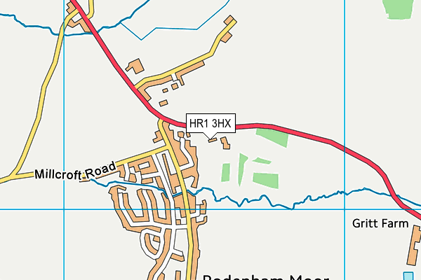 HR1 3HX map - OS VectorMap District (Ordnance Survey) HR1 3HX map - OS VectorMap District (Ordnance Survey)