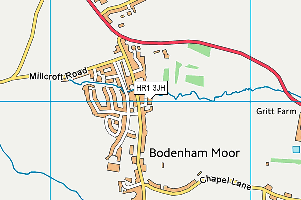 HR1 3JH map - OS VectorMap District (Ordnance Survey) HR1 3JH map - OS VectorMap District (Ordnance Survey)