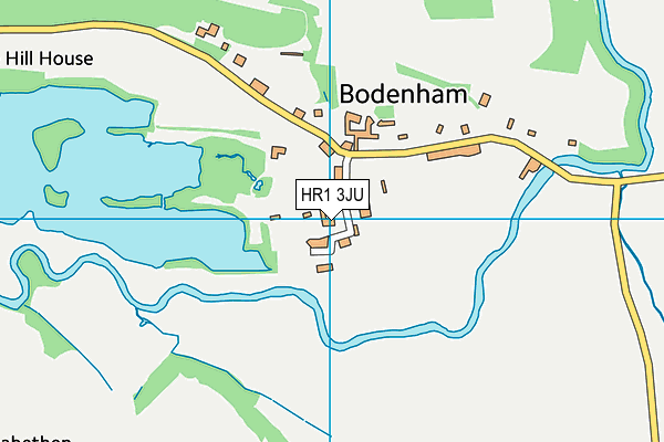 HR1 3JU map - OS VectorMap District (Ordnance Survey) HR1 3JU map - OS VectorMap District (Ordnance Survey)