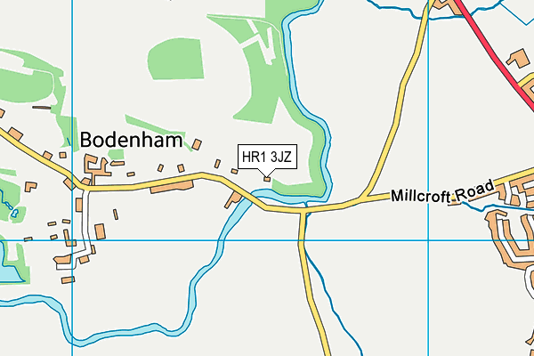 HR1 3JZ map - OS VectorMap District (Ordnance Survey) HR1 3JZ map - OS VectorMap District (Ordnance Survey)
