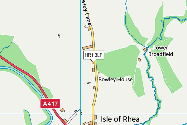HR1 3LF map - OS VectorMap District (Ordnance Survey) HR1 3LF map - OS VectorMap District (Ordnance Survey)