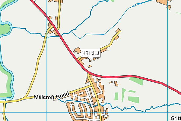 HR1 3LJ map - OS VectorMap District (Ordnance Survey) HR1 3LJ map - OS VectorMap District (Ordnance Survey)