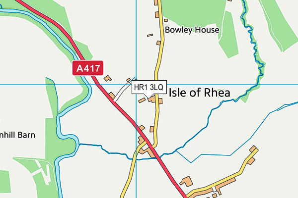 HR1 3LQ map - OS VectorMap District (Ordnance Survey) HR1 3LQ map - OS VectorMap District (Ordnance Survey)