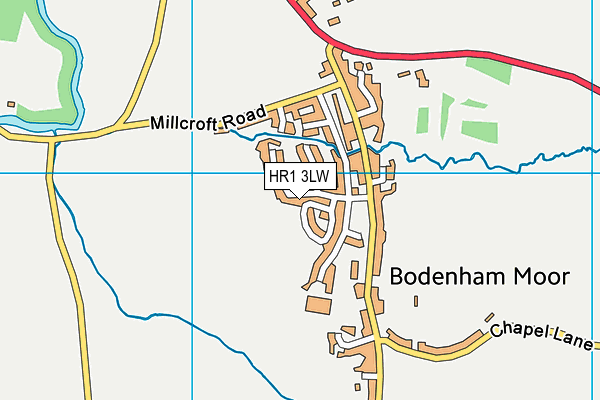 HR1 3LW map - OS VectorMap District (Ordnance Survey) HR1 3LW map - OS VectorMap District (Ordnance Survey)